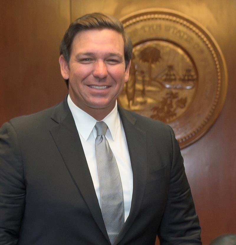 Florida Governor Ron DeSantis photo copyright NMMA taken at 