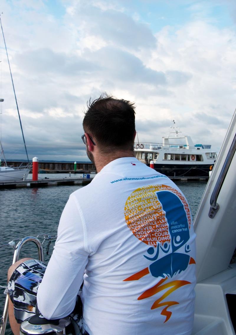 T shirt on crew member - photo © Ellen MacArthur Cancer Trust