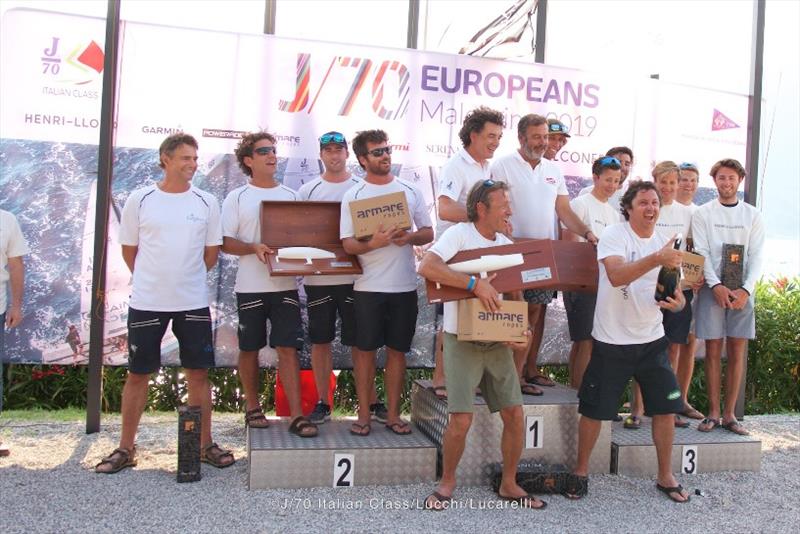 Winners - J/70 European Championship 2019 photo copyright J70IC / Lucchi / Lucarelli taken at Fraglia Vela Malcesine