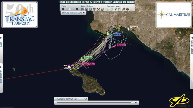 YB trackers will show real-time positions minus 4 hours - 2019 Transpac 50 - photo © Transpacific Yacht Club