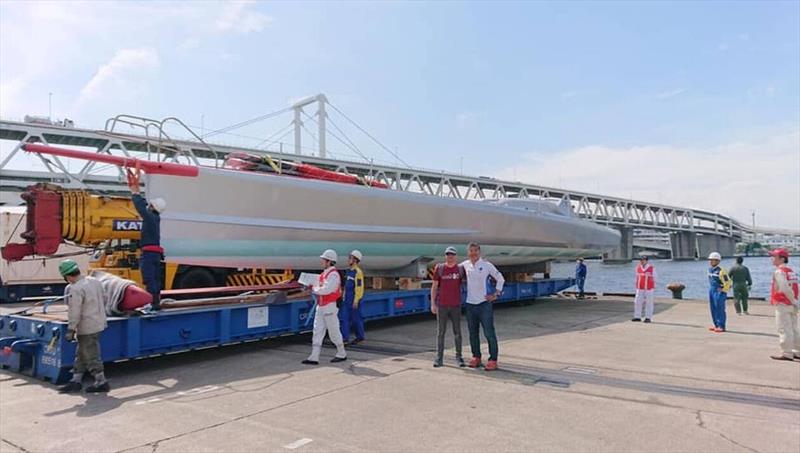 Benjamin Dutreux in Japan with Kojiro Shirachi - 2019 Rolex Fastnet Race photo copyright Team Benjamin Dutreux taken at 