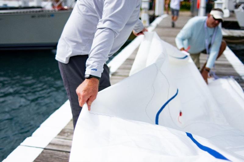 Prepping for 2019 CYC Race to Mackinac photo copyright Ellinor Walters taken at Chicago Yacht Club