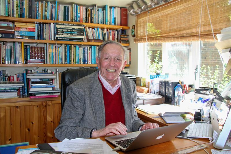 Bob Fisher at home in Lymington - July 2019 photo copyright Richard Gladwell taken at Royal Lymington Yacht Club