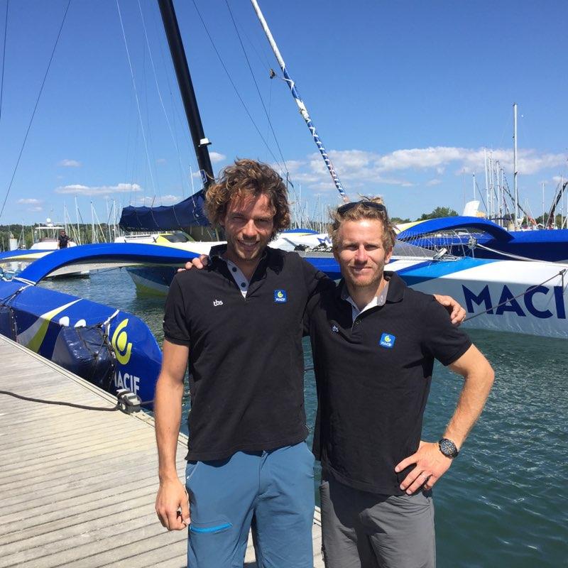 Gwénolé Gahinet to co-skipper MACIF Trimaran with François Gabart in Brest Atlantiques photo copyright Macif taken at 