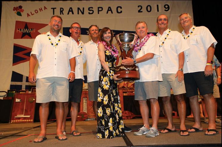 Crew of Taxi Dancer, winners of Division 2 - Transpac 50 photo copyright David Livingston taken at Transpacific Yacht Club