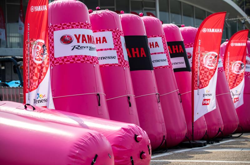 Marks ready for racing - 2019 470 World Championships - photo © Junichi Hirai