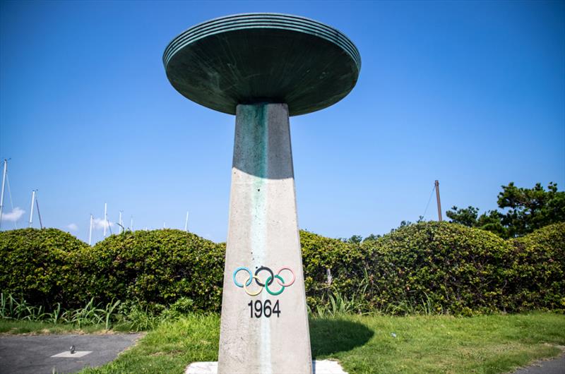 Olympic Torch from 1964 Olympic Games - 2019 470 World Championships - photo © Junichi Hirai 