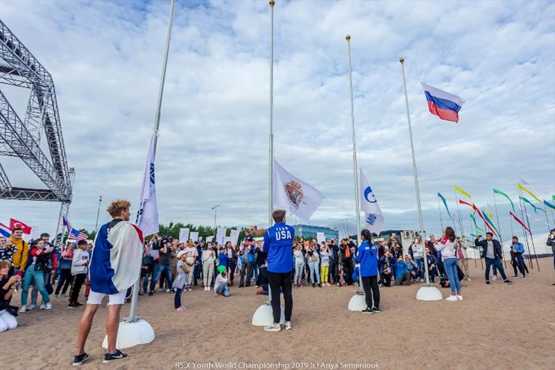 Opening ceremony in Saint Petersburg - Windsurfing Youth World Championship 2019 photo copyright Anya Semeniouk taken at 