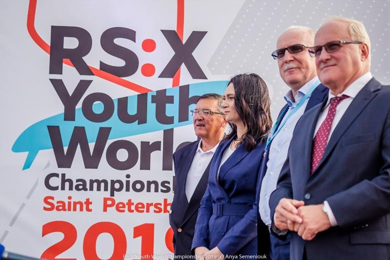 Opening ceremony in Saint Petersburg - Windsurfing Youth World Championship 2019 photo copyright Anya Semeniouk taken at 