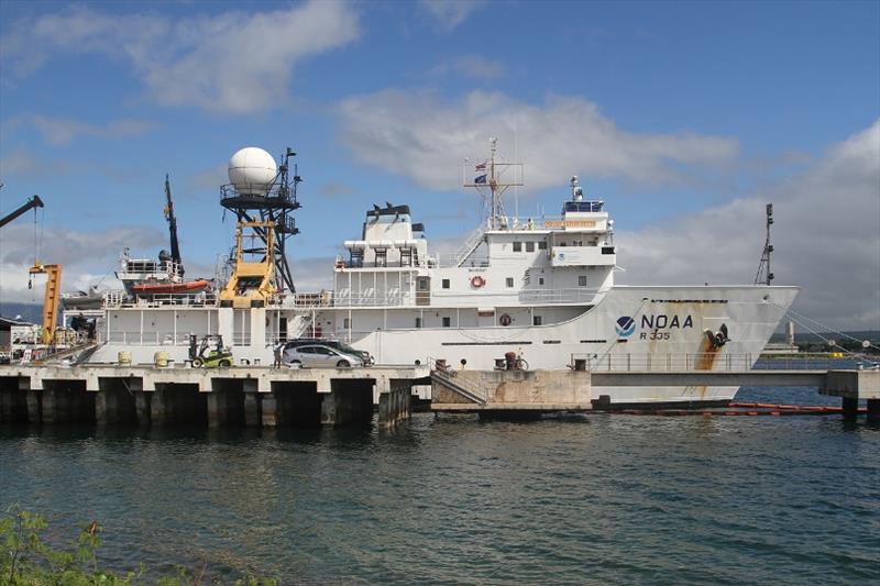 NOAA Ship Oscar Elton Sette docked at Ford Island photo copyright NOAA Fisheries / Ali Bayless taken at 