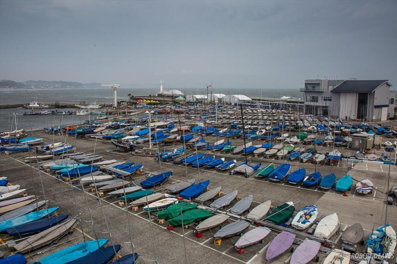 The sailing venue at Enoshima photo copyright Robert Deaves taken at 