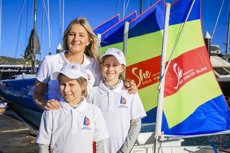 Carrie Smith launches SheSails - Day 6 - Hamilton Island Race Week - photo © Salty Dingo