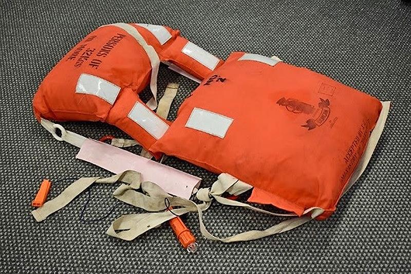 Kapok filled lifejacket photo copyright Australian Maritime Safety Authority taken at 