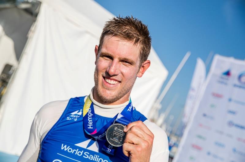 Matt Wearn won silver in Laser - Hempel World Cup Series Enoshima, day 6 photo copyright Jesus Renedo / Sailing Energy / World Sailing taken at 