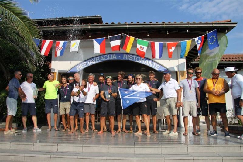 Division A podium finishers at YC Marina Portoroz - 2019 ORC European Sportboat Championship photo copyright Jana Pines / YCMP taken at Yacht Club Marina Portorož