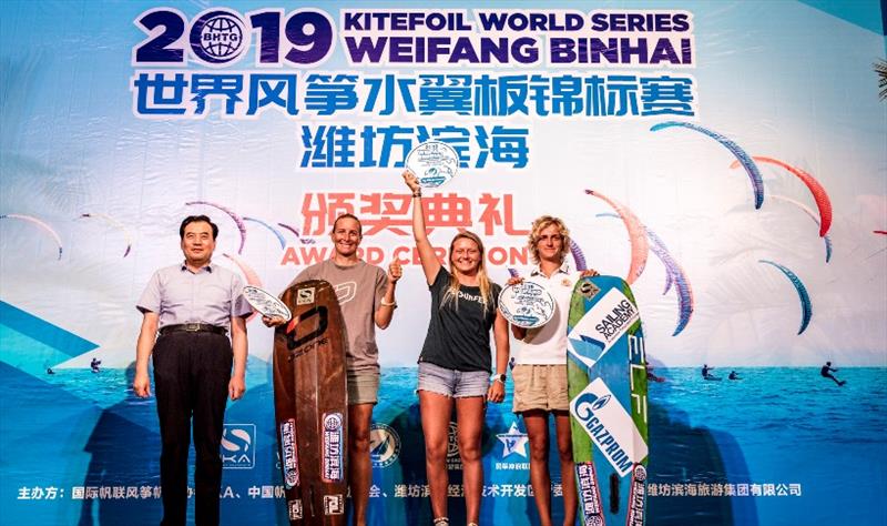 Winners - 2019 IKA KiteFoil World Series, Act 2 Weifang, Day 4 photo copyright IKA / Alex Schwarz taken at 
