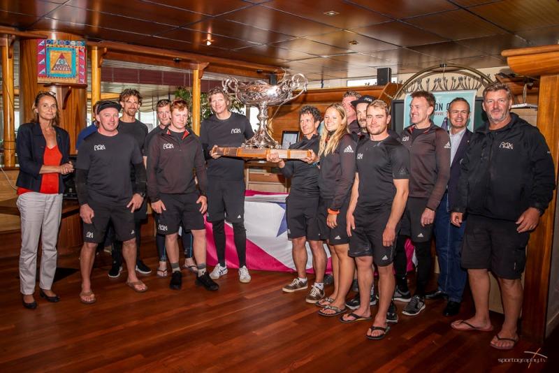 Rán crew: Niklas Zennstrom, Ellie Cumpsty, Toby Iles, Connor Banks, Hamish Macdonald, Ben Childerley Tim Powell, Adrian Stead, Steve Hayles, Mika Eid, Justin Slattery - 2019 FAST40  One Ton Cup photo copyright Sportography taken at Société des Regates du Havre