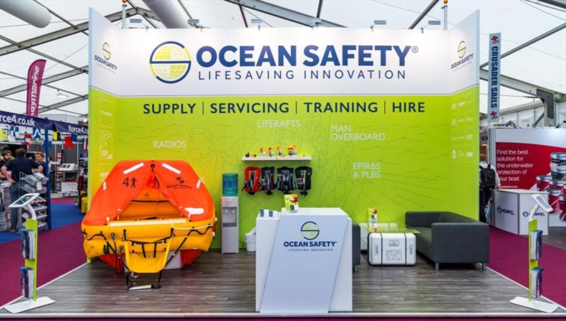 Ocean Safety's new colourways made an impact at Southampton Boat Show photo copyright Ocean Safety taken at 