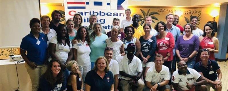 The CSA team gets ready for Caribbean Sailing Week photo copyright Caribbean Sailing Association taken at Antigua Yacht Club