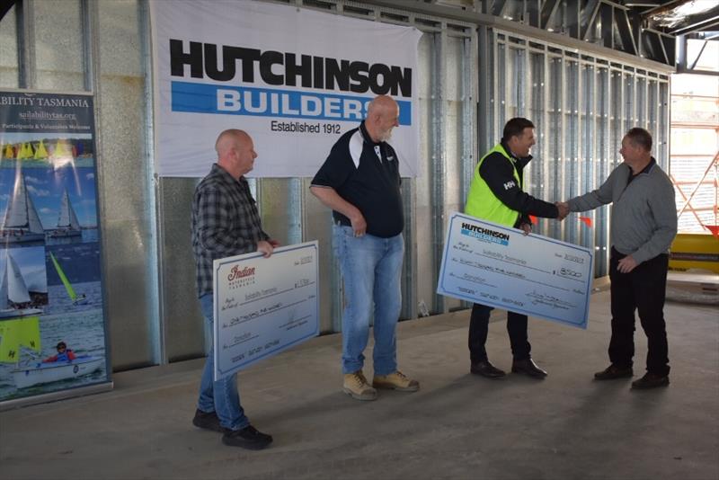 Hutchinson Builders bolster future of Sailability Tasmania with 10,000