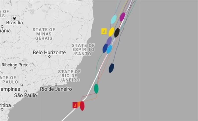 All positions correct at time of publishing. - Clipper Race Leg 1 - Race 2, Day 21 - photo © Clipper Race