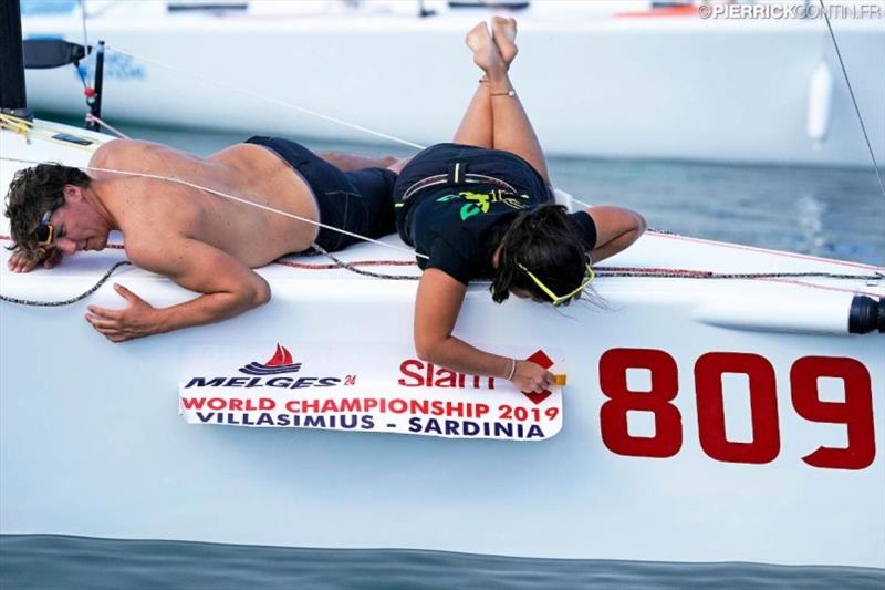 Event stickers to the bow and almost ready to race! photo copyright Pierrick Contin / IM24CA taken at 