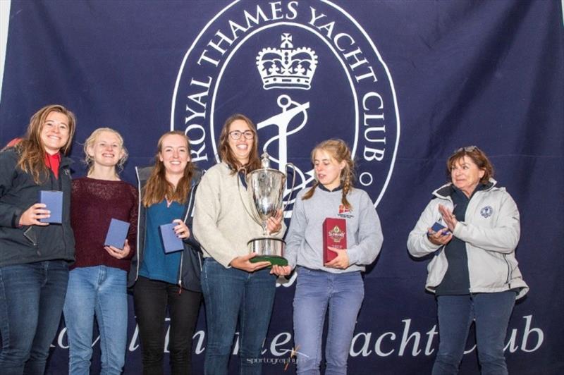 Winners - Inaugural Women's J70 Open Championship photo copyright Sportography taken at Royal Thames Yacht Club