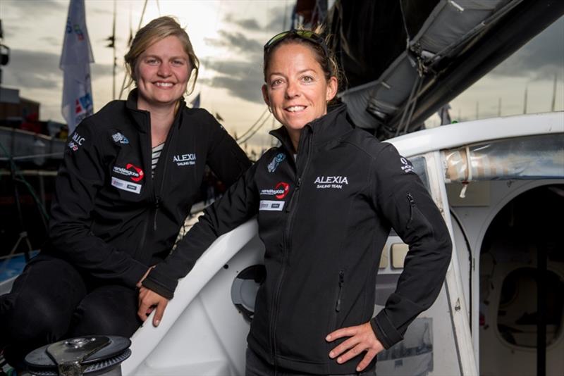 Skipper Alexia Barrier and co-skipper Joan Mulloy photo copyright Jean-Marie Liot taken at 