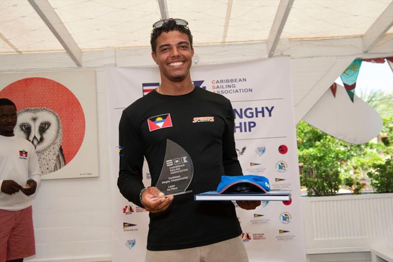 Jules Mitchell, winner of the Laser Standard class - 2019 Caribbean Dinghy Championships photo copyright Ted Martin / Antigua Photography taken at Antigua Yacht Club