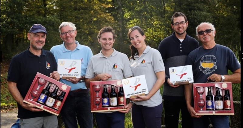 Winners - 2019 Belgian Flying Fifteen Open Championship - photo © Michel Dangmann