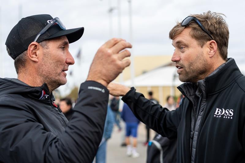 Jeremie Beyou and Alex Thomson photo copyright Jean-Louis Carli taken at 