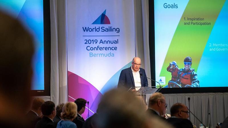 World Sailing President, Kim Andersen photo copyright Tom Roberts / World Sailing taken at 