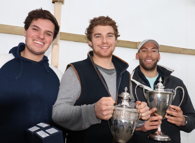 Jolly Roger: (L-R) Quentin bes Green, Bruno van Dyke, Tom Abery. - 2019 Etchells British Open and National Championship photo copyright Louay Habib taken at Royal Ocean Racing Club