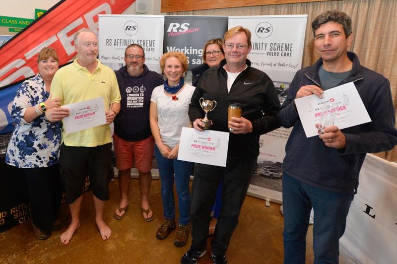 Prizegiving - RS Vareo End of Seasons Regatta photo copyright Peter Fothergill taken at Rutland Sailing Club