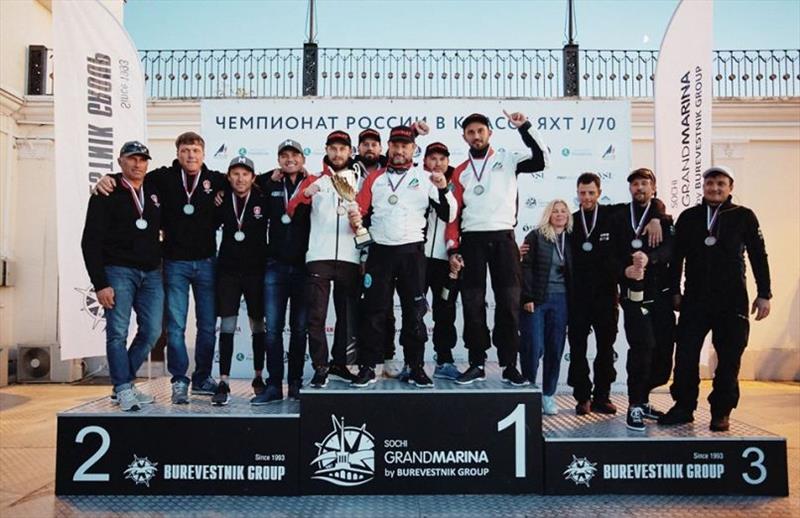 Ahkmat Team win Russian J/70 National Championship photo copyright Russian J/70 Sailing League taken at 