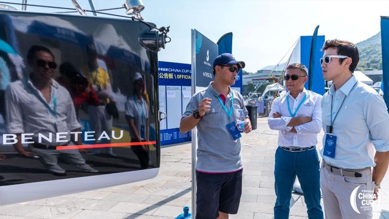 Beneteau's presence at China Cup competition village photo copyright Beneteau taken at 