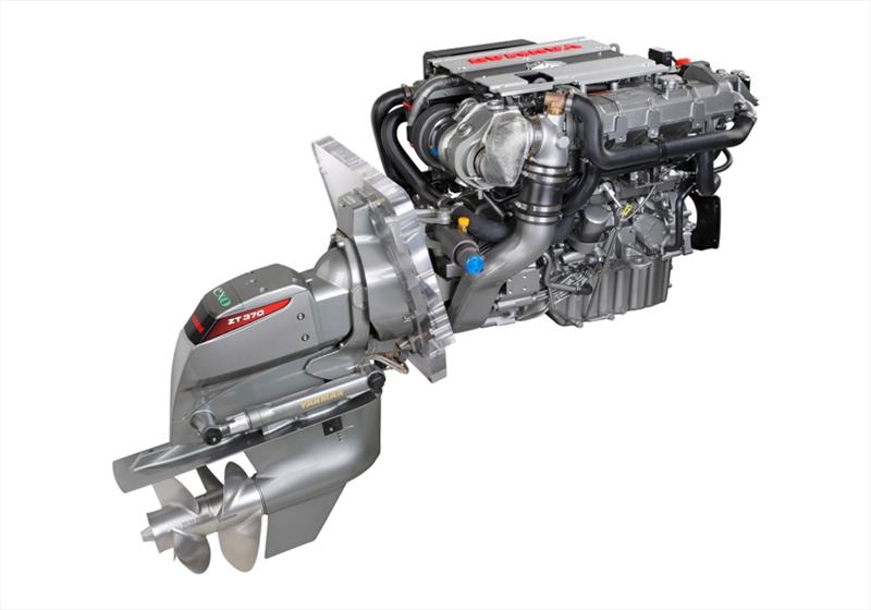 4LV sterndrive marine diesel engine fitted with the Yanmar ZT370 - photo © Yanmar Marine