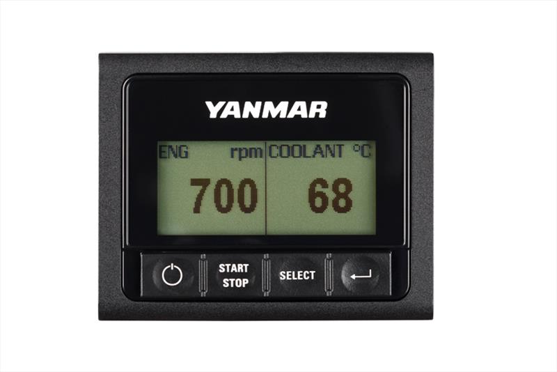 Yanmar YD25 LCD Switch Panel Display - photo © Yanmar Marine