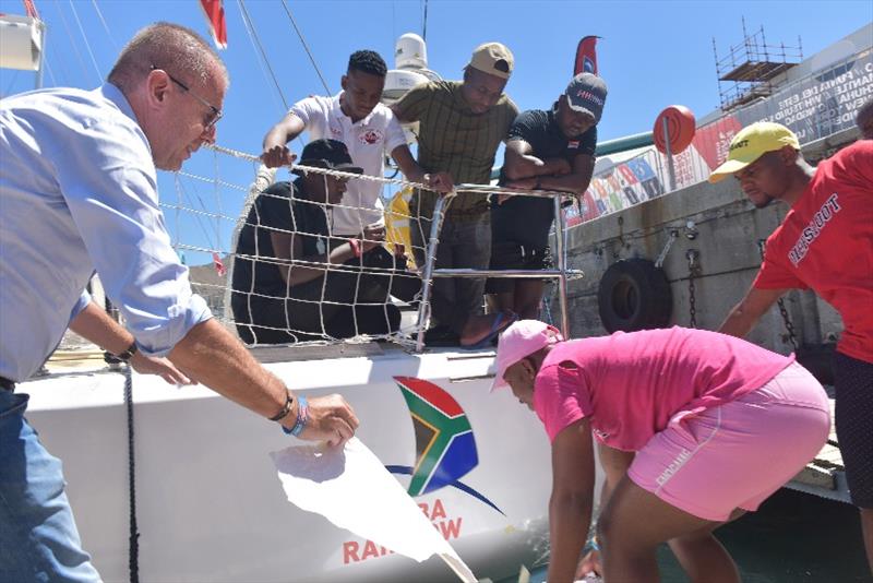 South African sailors celebrate Rainbow Foundation heritage with Clipper Race photo copyright Clipper Race taken at 