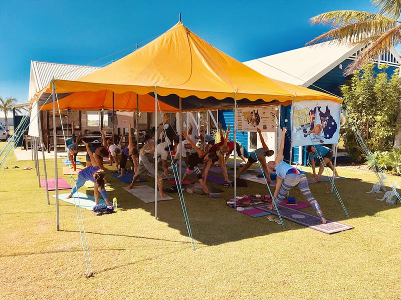 Free Yoga4Yachties classes during Welcome Week - Bundaberg Rally photo copyright Down Under Rally taken at 