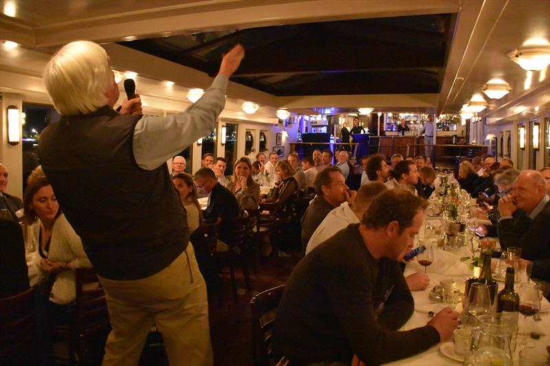 Tom Cunliffe entertaining the guests at the MAA dinner during METSTRADE photo copyright MAA taken at 