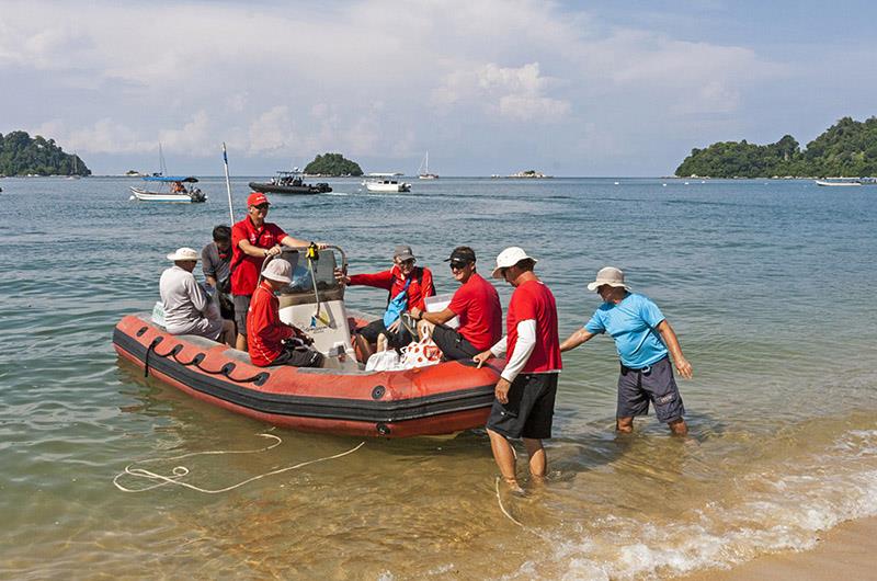 Team Hollywood ships out. Raja Muda Selangor International Regatta 2019 photo copyright Guy Nowell / RMSIR taken at Royal Selangor Yacht Club