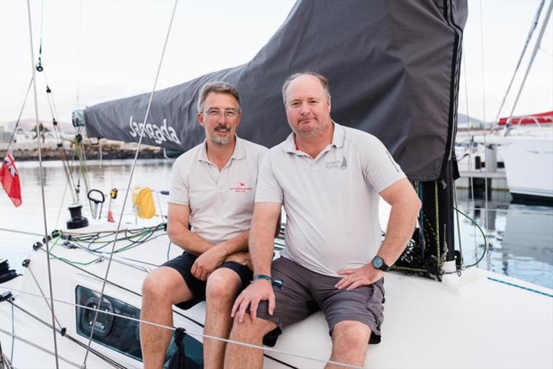 The smallest yacht in the race - Richard Palmer and Jeremy Waitt sailing Two Handed on Palmer's JPK 10.10 Jangada photo copyright RORC / Joaquin Vera / Calero Marinas taken at Royal Ocean Racing Club