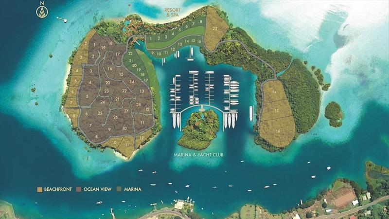 Nawi Island Marina masterplan photo copyright Andrew Chapman taken at 