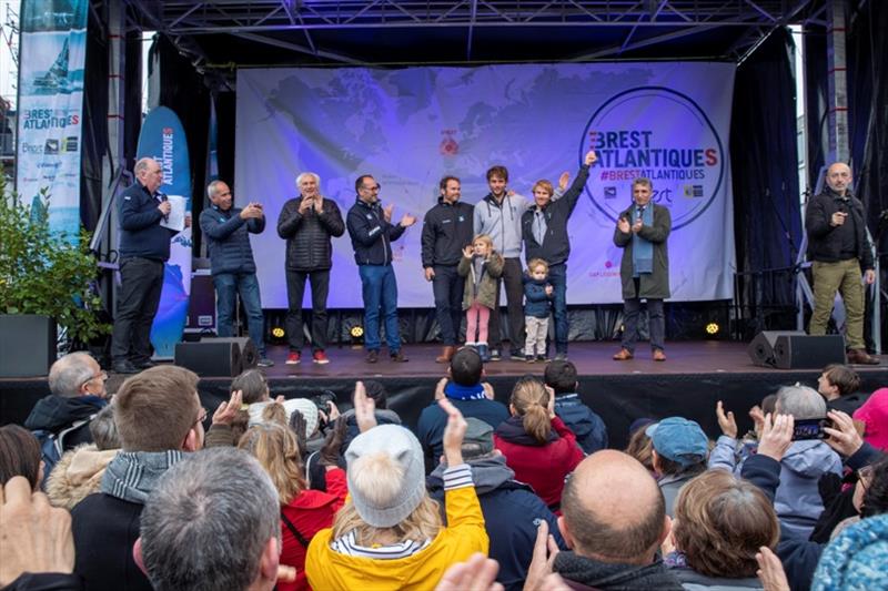 François Gabart and Gwénolé Gahinet took second place in Brest Atlantiques photo copyright Alexis Courcoux / Brest Atlantiques taken at 