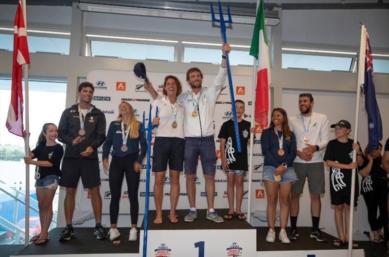 Jason Waterhouse and Lisa Darmanin - 49er, 49erFX and Nacra 17 World Championships final day - photo © Matias Capizzano