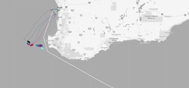 Clipper Race Viewer as of 0800 UTC 23 December photo copyright Clipper Race taken at 