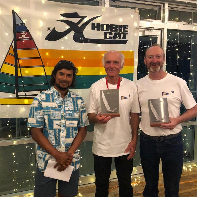 3rd Grand Master Phil and Mark - 2019-20 Australian Hobie Cat Nationals photo copyright HCAWA taken at Jervoise Bay Sailing Club