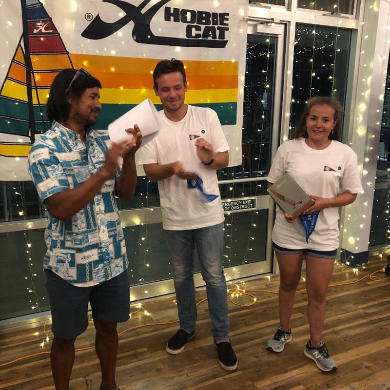 1st youth Gaelle and Luc - 2019-20 Australian Hobie Cat Nationals - photo © HCAWA