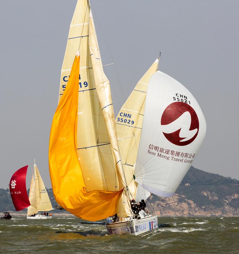 Team Péan leading the way. Macao Cup International & Greater Bay Area Cup Regattas 2020. - photo © Guy Nowell